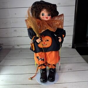 Brinn's 1986 October Calendar Clown Figurine Vintage Halloween Trick or Treat
